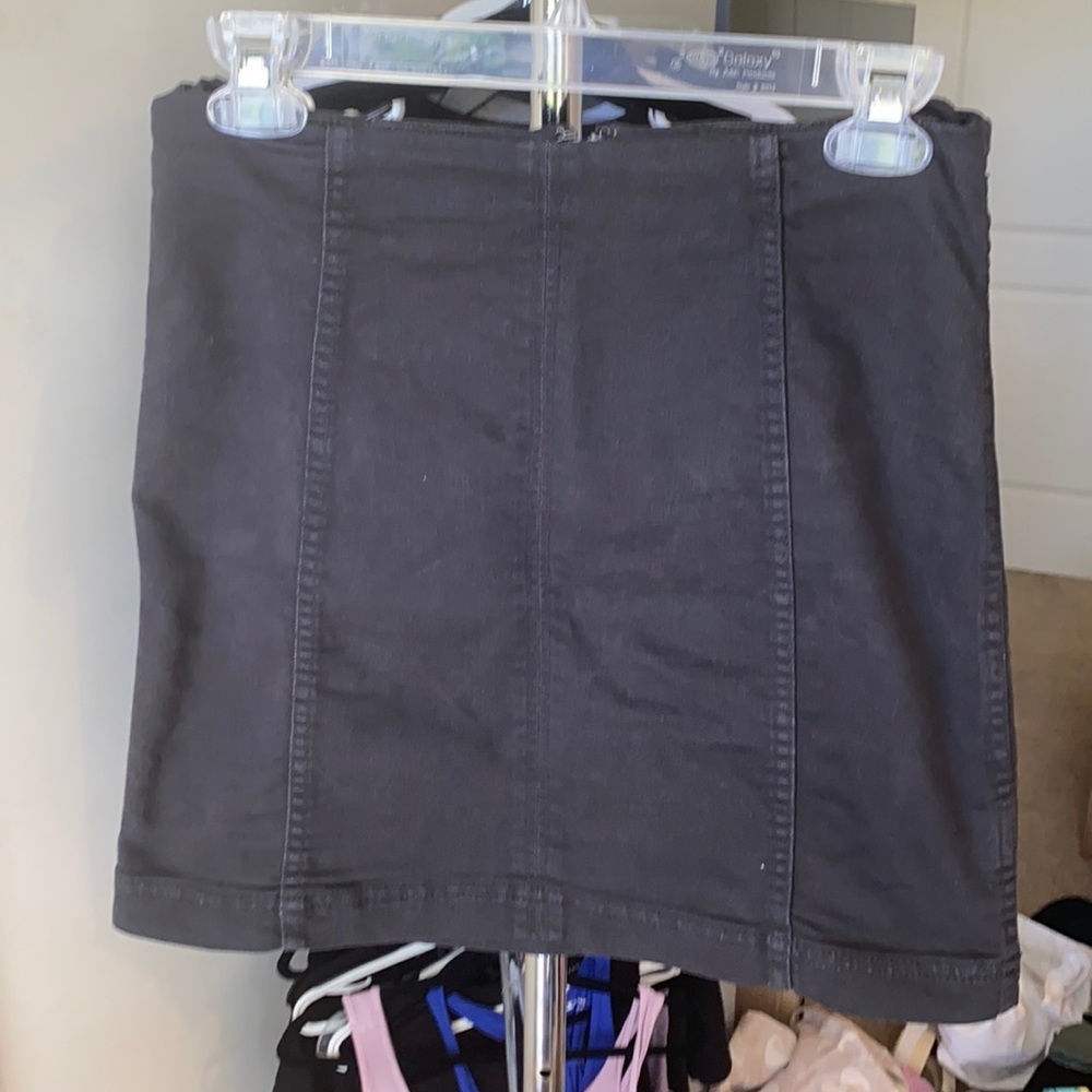 Free People Modern Femme Denim Mini Skirt